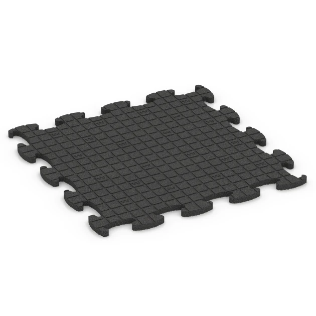 Aufsicht auf die Unterseite, also die Bodenseite von WARCO-Formteil 6887 - Fitness Max gymgolv im Format 98 x 98 x 2,8 cm.
