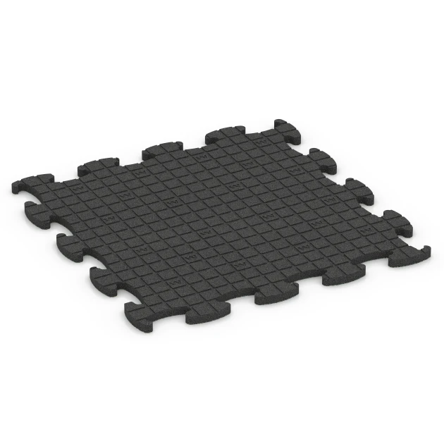 Aufsicht auf die Unterseite, also die Bodenseite von WARCO-Formteil 6888 - Fitness Max gymgolv im Format 98 x 98 x 2,8 cm.