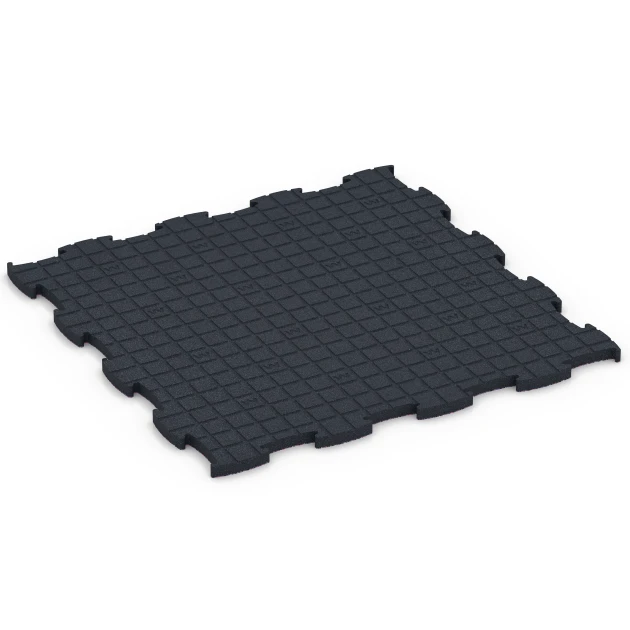 Aufsicht auf die Unterseite, also die Bodenseite von WARCO-Formteil 6891 - Fitness Max gymgolv im Format 97,1 x 97,1 x 2,8 cm.