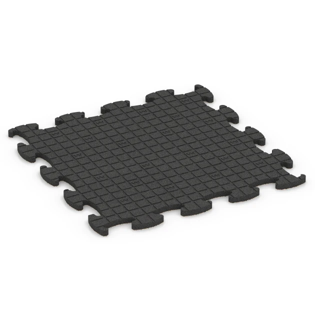 Aufsicht auf die Unterseite, also die Bodenseite von WARCO-Formteil 6892 - Fitness Max gymgolv im Format 98 x 98 x 2,8 cm.