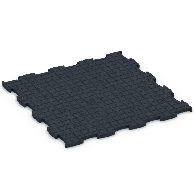 Aufsicht auf die Unterseite, also die Bodenseite von WARCO-Formteil 6893 - Fitness Max gymgolv im Format 97,1 x 97,1 x 2,8 cm.