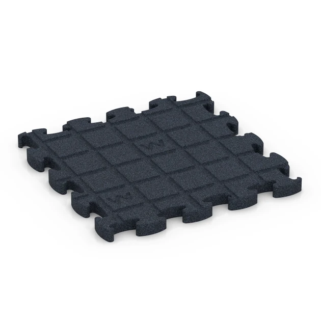 Aufsicht auf die Unterseite, also die Bodenseite von WARCO-Formteil 6964 - Fitness Premium studiogolv im Format 28,9 x 28,9 x 1,8 cm.