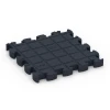 Aufsicht auf die Unterseite, also die Bodenseite von WARCO-Formteil 6965 - Fitness Premium studiogolv im Format 28,9 x 28,9 x 2,8 cm.