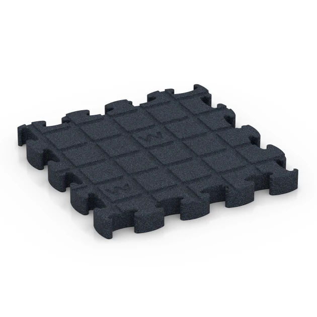 Aufsicht auf die Unterseite, also die Bodenseite von WARCO-Formteil 6965 - Fitness Premium studiogolv im Format 28,9 x 28,9 x 2,8 cm.