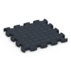 Aufsicht auf die Unterseite, also die Bodenseite von WARCO-Formteil 6961 - Fitness Premium träningsgolv im Format 45,9 x 45,9 x 2,8 cm.