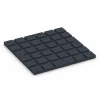 Aufsicht auf die Unterseite, also die Bodenseite von WARCO-Formteil 7133 - Gymgolv för utomhusbruk im Format 60 x 60 x 3 cm | 0,36 m².