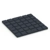 Aufsicht auf die Unterseite, also die Bodenseite von WARCO-Formteil 7134 - Gymgolv för utomhusbruk im Format 60 x 60 x 3 cm | 0,36 m².