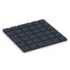 Aufsicht auf die Unterseite, also die Bodenseite von WARCO-Formteil 7135 - Gymgolv för utomhusbruk im Format 60 x 60 x 3 cm | 0,36 m².