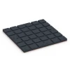 Aufsicht auf die Unterseite, also die Bodenseite von WARCO-Formteil 7136 - Gymgolv för utomhusbruk im Format 60 x 60 x 3 cm | 0,36 m².