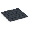 Aufsicht auf die Unterseite, also die Bodenseite von WARCO-Formteil 7137 - Gymgolv för utomhusbruk im Format 60 x 60 x 3 cm | 0,36 m².