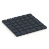 Aufsicht auf die Unterseite, also die Bodenseite von WARCO-Formteil 7138 - Gymgolv för utomhusbruk im Format 60 x 60 x 3 cm | 0,36 m².