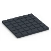 Aufsicht auf die Unterseite, also die Bodenseite von WARCO-Formteil 7141 - Gymgolv för utomhusbruk im Format 60 x 60 x 4 cm | 0,36 m².