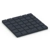 Aufsicht auf die Unterseite, also die Bodenseite von WARCO-Formteil 7143 - Gymgolv för utomhusbruk im Format 60 x 60 x 4 cm | 0,36 m².