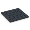 Aufsicht auf die Unterseite, also die Bodenseite von WARCO-Formteil 7145 - Gymgolv för utomhusbruk im Format 60 x 60 x 4 cm | 0,36 m².