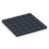 Aufsicht auf die Unterseite, also die Bodenseite von WARCO-Formteil 7146 - Gymgolv för utomhusbruk im Format 60 x 60 x 4 cm | 0,36 m².