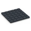 Aufsicht auf die Unterseite, also die Bodenseite von WARCO-Formteil 7147 - Gymgolv för utomhusbruk im Format 60 x 60 x 4 cm | 0,36 m².