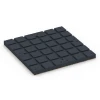 Aufsicht auf die Unterseite, also die Bodenseite von WARCO-Formteil 7149 - Gymgolv för utomhusbruk im Format 60 x 60 x 4 cm | 0,36 m².