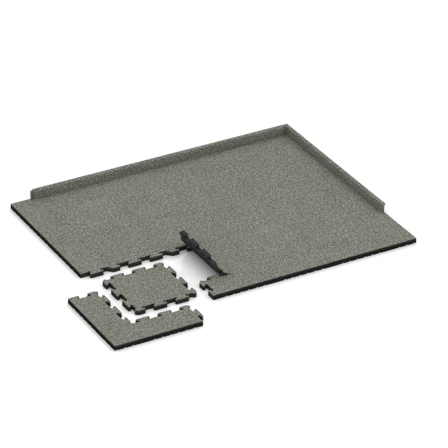 Typische Verlegung oder Einbausituation für den Artikel 2919 von WARCO - Poolplatta, Farbton Grå granit in der Abmessung 50 x 50 x 4 cm | 0,25 m².