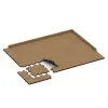 Typische Verlegung oder Einbausituation für den Artikel 4116 von WARCO - Gummibeläggning för sport HD, Farbton Rattan Lounge in der Abmessung 500 x 500 x 30 mm.