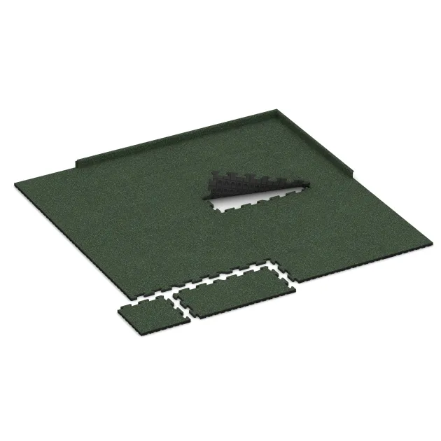 Typische Verlegung oder Einbausituation für den Artikel 5023 von WARCO - Kantplatta, Farbton Engelsk Gräsmatta in der Abmessung 1000 x 485 x 30 mm.