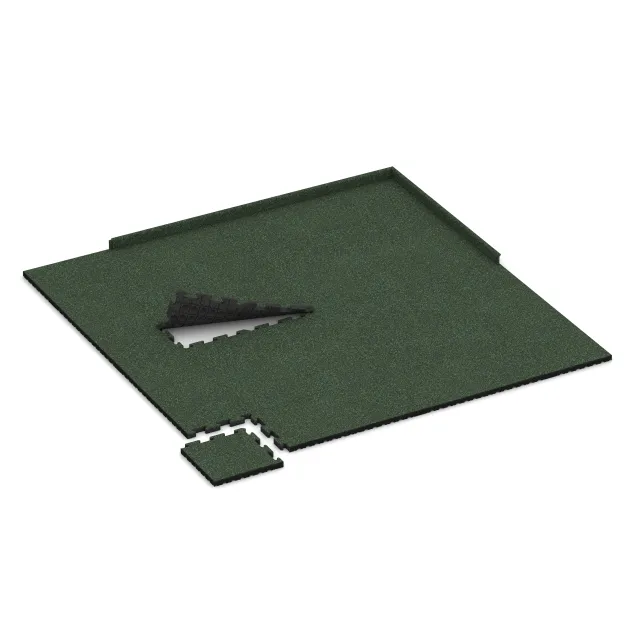 Typische Verlegung oder Einbausituation für den Artikel 5116 von WARCO - Hörnplatta, Farbton Engelsk Gräsmatta in der Abmessung 485 x 485 x 40 mm.