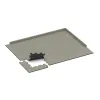 Typische Verlegung oder Einbausituation für den Artikel 3899 von WARCO - Hundsportgolv HD, Farbton Ljus Granit in der Abmessung 500 x 500 x 18 mm.