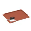 Typische Verlegung oder Einbausituation für den Artikel 6218 von WARCO - Sportgolvsplatta 1,8 cm, Farbton Ljusröd-Orange in der Abmessung 500 x 500 x 18 mm.