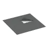 Typische Verlegung oder Einbausituation für den Artikel 3962 von WARCO - Hundsportgolv HD, Farbton Skiffergrå in der Abmessung 1000 x 1000 x 18 mm.
