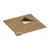 Typische Verlegung oder Einbausituation für den Artikel 4790 von WARCO - Hörnplatta HD, Farbton Rattan Lounge in der Abmessung 485 x 485 x 18 mm.