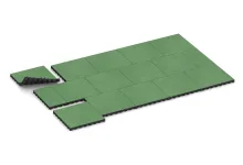 Fallskyddsplatta för lekplats