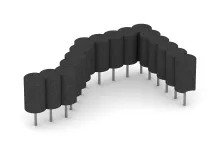 Palisad av återvunnet gummi
