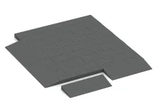 Tröskelramp 50 × 4,3 cm