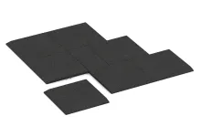 Eck-Platte (zwei Seiten abgeschrägt)
