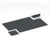 Typische Verlegung oder Einbausituation für den Artikel 6457 von WARCO - Fitnessgolv Kompakt, Farbton Lätt Blå Sprakling in der Abmessung 50 × 50 × 0,8 cm.