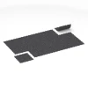 Typische Verlegung oder Einbausituation für den Artikel 6458 von WARCO - Fitnessgolv Kompakt, Farbton Lätt Grå Spräcklig in der Abmessung 50 × 50 × 0,8 cm.