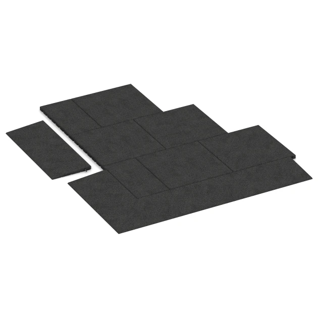 Typische Verlegung oder Einbausituation für den Artikel 2348 von WARCO - Tröskelramp 75 cm, Farbton Antracit in der Abmessung 75 x 30 cm | 8 < 30 mm.