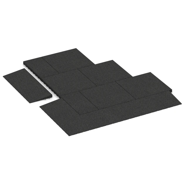 Typische Verlegung oder Einbausituation für den Artikel 2428 von WARCO - Tröskelramp 75 cm, Farbton Antracit in der Abmessung 75 x 30 cm | 8 < 40 mm.