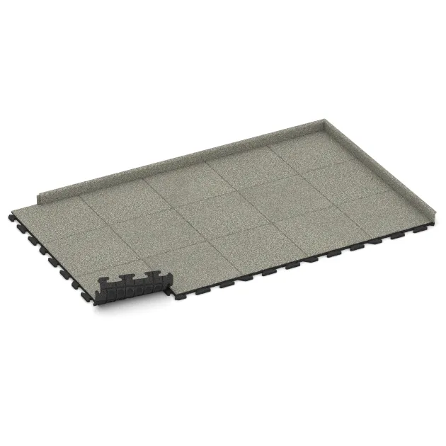 Typische Verlegung oder Einbausituation für den Artikel 1208 von WARCO - Poolplatta Klassisk, Farbton Ljus Granit in der Abmessung 500 x 500 x 30 mm.