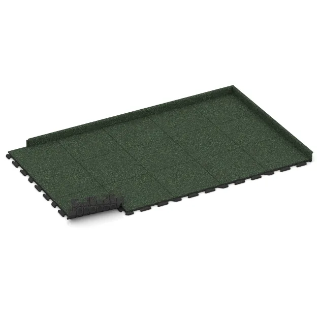 Typische Verlegung oder Einbausituation für den Artikel 1209 von WARCO - Poolplatta Klassisk, Farbton Engelsk Gräsmatta in der Abmessung 500 x 500 x 30 mm.
