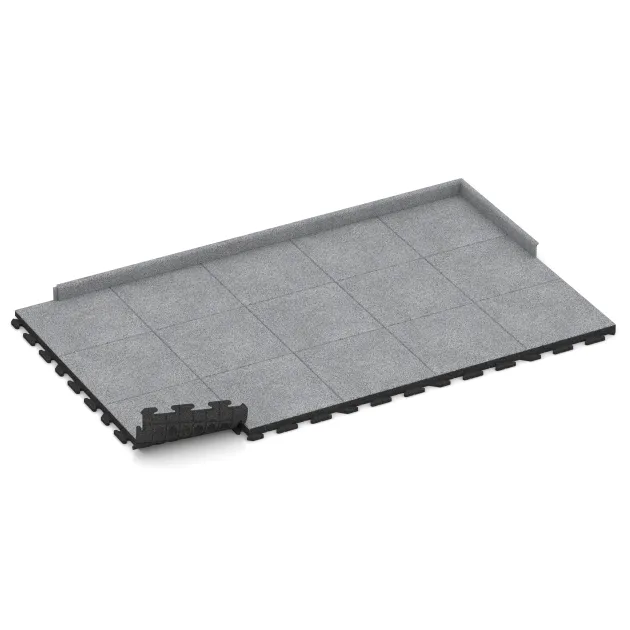 Typische Verlegung oder Einbausituation für den Artikel 4628 von WARCO - Terrassplatta Classic, Farbton Grå Melange in der Abmessung 500 x 500 x 50 mm.