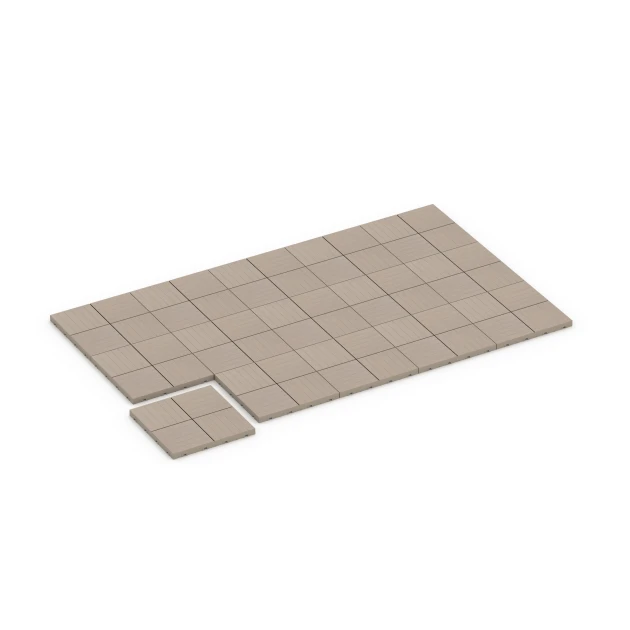 Typische Verlegung oder Einbausituation für den Artikel 6351 von WARCO - Mosaik – Trallplattor, Farbton Vanilj in der Abmessung 30 x 30 x 2 cm.