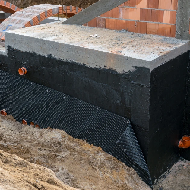 Typische Verlegung oder Einbausituation für den Artikel 0025 von WARCO - ALLESDICHT – Tätskikt, Farbton Rödbrun in der Abmessung 25 kg | 7,6 m².