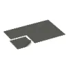 Typische Verlegung oder Einbausituation für den Artikel 1019 von WARCO - Fitnessgolv Kompakt, Farbton Mörkgrå Granit in der Abmessung 970 x 970 x 8 mm | 0,94 m.