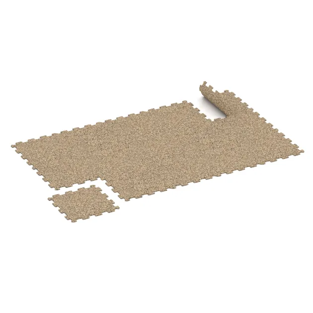 Typische Verlegung oder Einbausituation für den Artikel 0876 von WARCO - Trappflisa, Farbton Travertin in der Abmessung 485 x 485 x 8 mm.