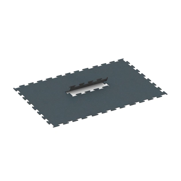 Typische Verlegung oder Einbausituation für den Artikel 6157 von WARCO - Fitness Performance Elite Träningsgolv, Farbton Ormbunksgrön in der Abmessung 100 x 100 x 1 cm | 1,00 m².