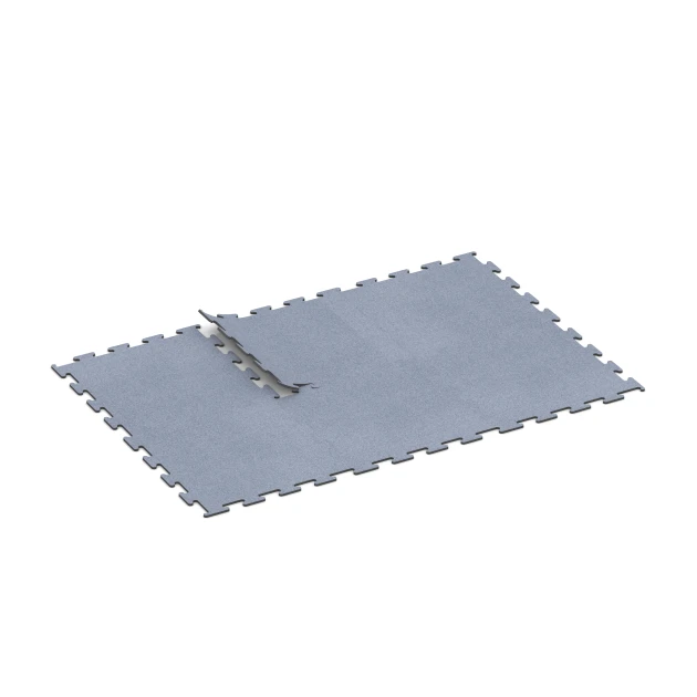 Typische Verlegung oder Einbausituation für den Artikel 6148 von WARCO - Fitness Performance Elite Träningsgolv, Farbton Dimgrå in der Abmessung 100 x 100 x 1,5 cm | 1,00 m².