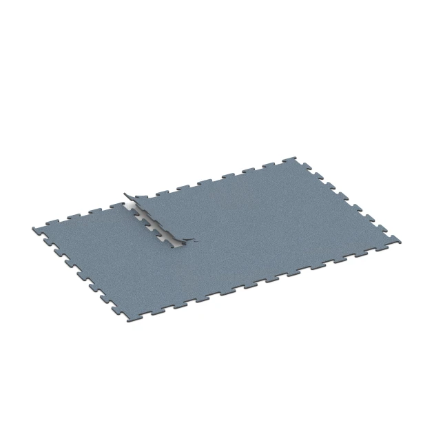 Typische Verlegung oder Einbausituation für den Artikel 6160 von WARCO - Fitness Performance Elite Träningsgolv, Farbton Åldrat silver in der Abmessung 100 x 100 x 1,5 cm | 1,00 m².