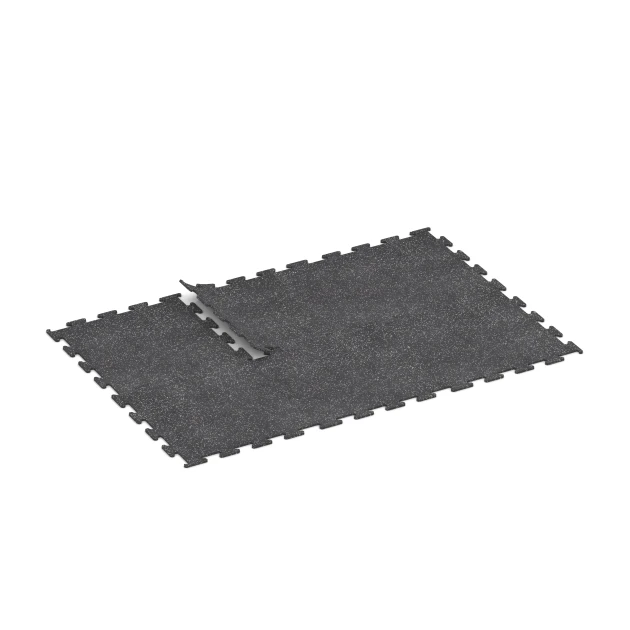 Typische Verlegung oder Einbausituation für den Artikel 3777 von WARCO - Fitness Performance Elite Träningsgolv, Farbton Lätt Grå Spräcklig in der Abmessung 100 x 100 x 1,5 cm | 1,00 m².