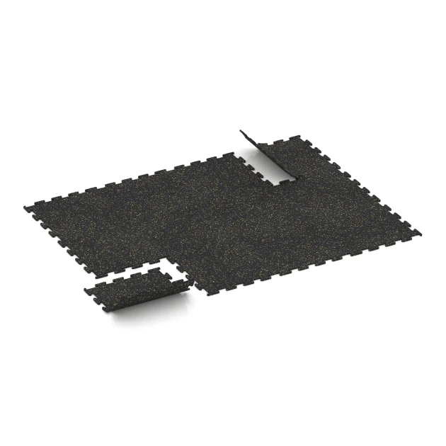 Typische Verlegung oder Einbausituation für den Artikel 3764 von WARCO - Fitness Performance Elite Träningsgolv, Farbton Lätt Gul Prickig in der Abmessung 50 x 50 x 1 cm | 0,25 m².