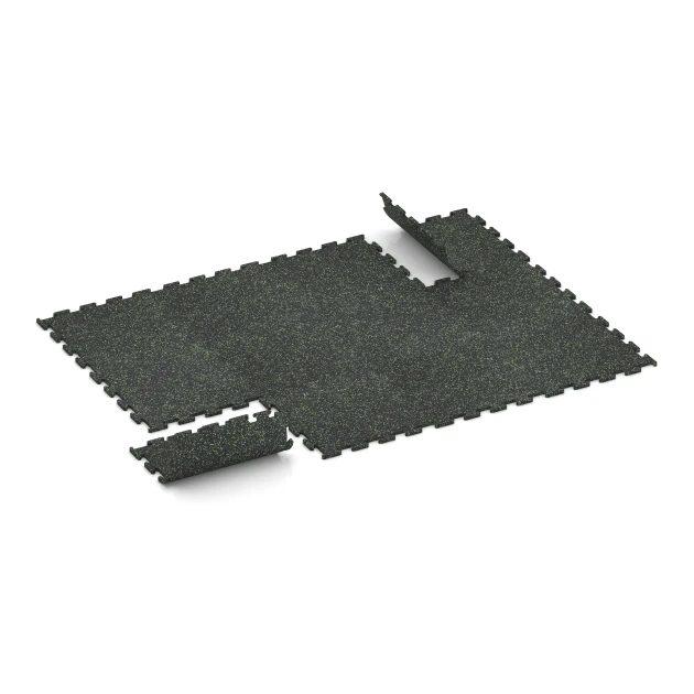 Typische Verlegung oder Einbausituation für den Artikel 3771 von WARCO - Fitness Performance Elite Träningsgolv, Farbton Lätt Grön Fläckig in der Abmessung 50 x 50 x 1,5 cm | 0,25 m².